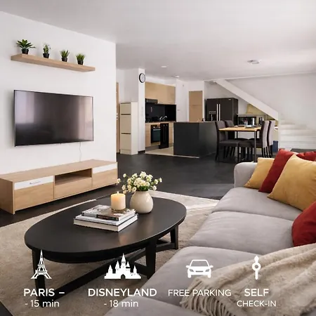 Paris Premium Duplex Apartamento Champs-Sur-Marne